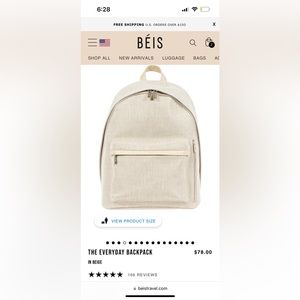 Beis - Limited Edition The Everyday Backpack in Beige